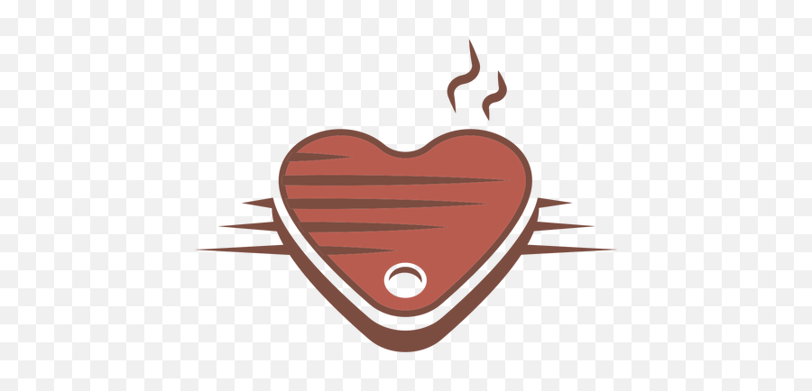 Heart Shaped Steak Logo - Transparent Png U0026 Svg Vector File Girly Emoji,Steak Transparent Background