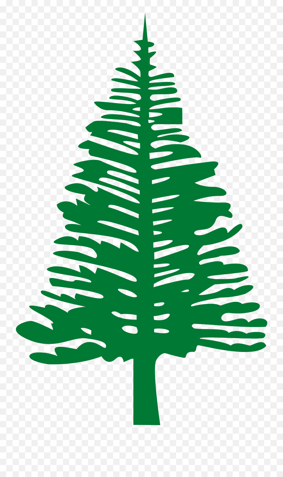 Pine Trees Png Hd Png - Flag Of Norfolk Island Emoji,Pine Tree Clipart