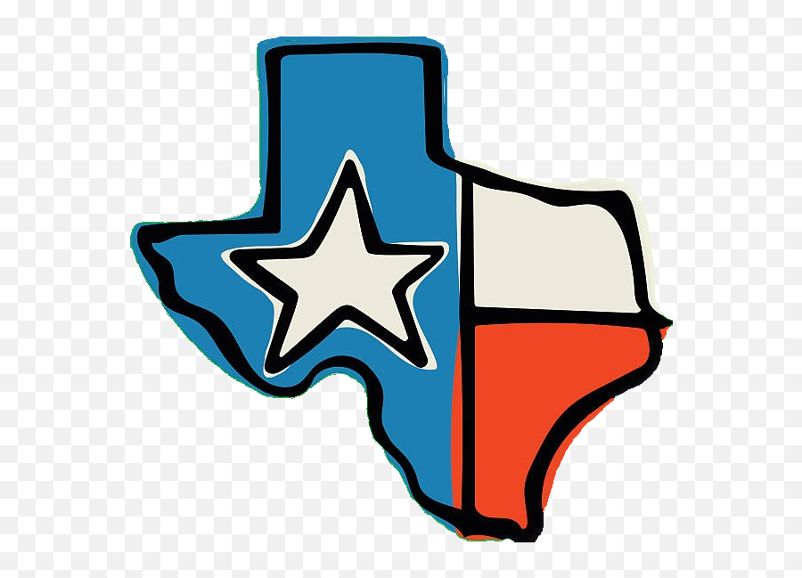 Texas State Flag Clipart - Cute Texas Clipart Emoji,Texas Clipart