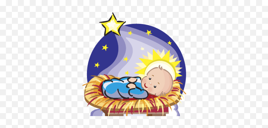Merry - Xmas Clip Art Happy Birthday Jesus Emoji,Christmas Holy Clipart
