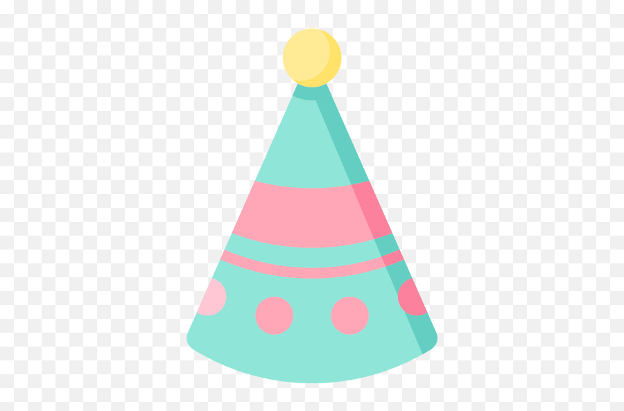 Flat Version Svg Birthday Hat Icon Emoji,Birthday Icon Png