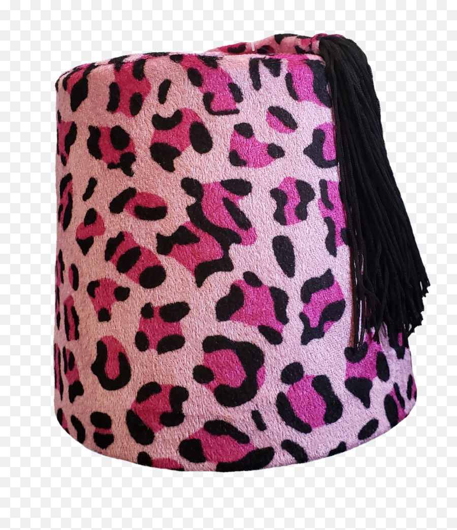 Pink Cheetah Fez - Chicago Costume Emoji,Fez Png
