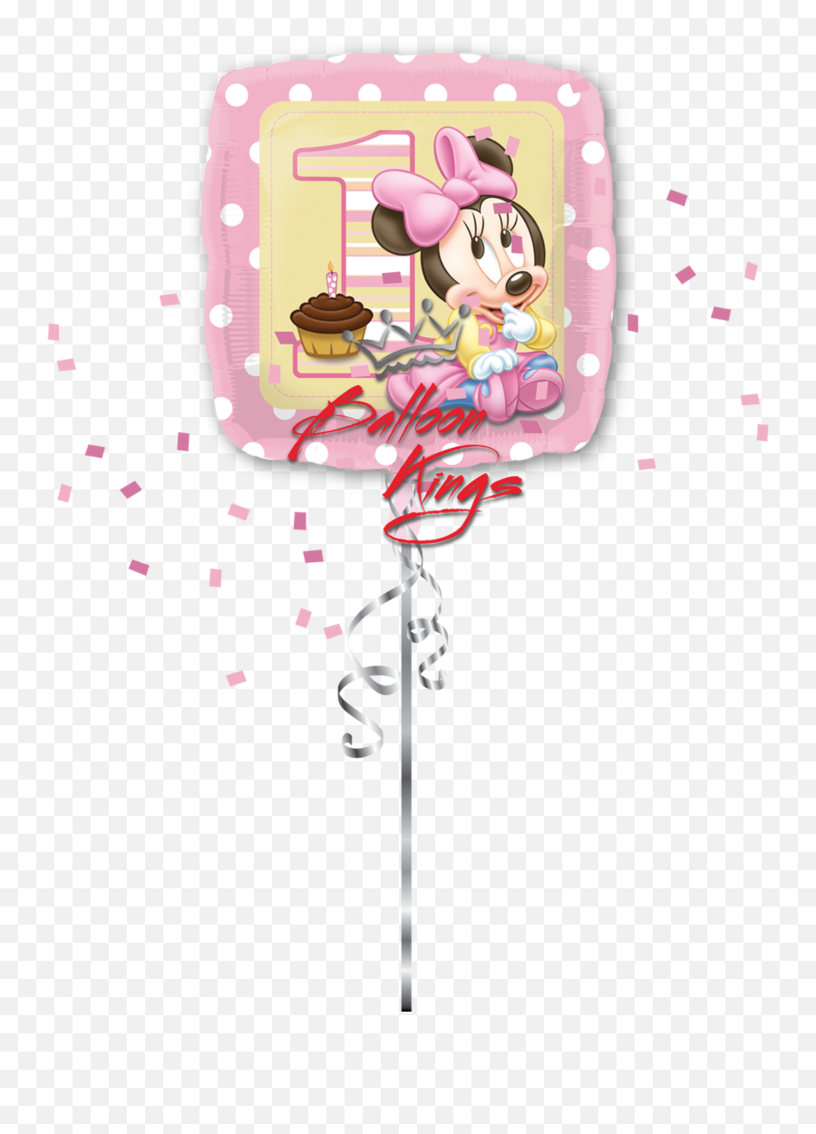 1st Birthday Girl Baby Minnie D Emoji,Birthday Girl Png