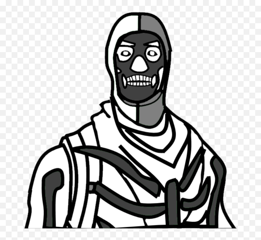 Reverse Skull - Trooper Fanart Fortnitebr Emoji,Fortnite Skull Trooper Png