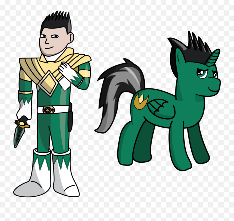 Jason David Frank The Green Rangerponified - Visual Fan Emoji,Green Ranger Png