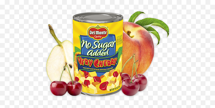 Very Cherry Mixed Fruit - No Sugar Added Del Monte Emoji,Cherry Transparent Background