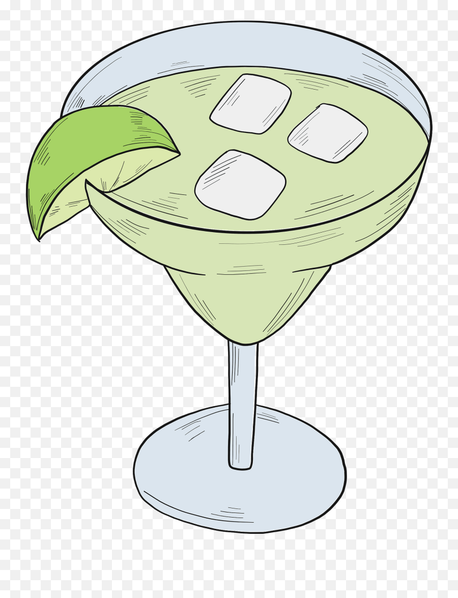 Margarita Cocktail Clipart - Martini Glass Emoji,Margarita Clipart