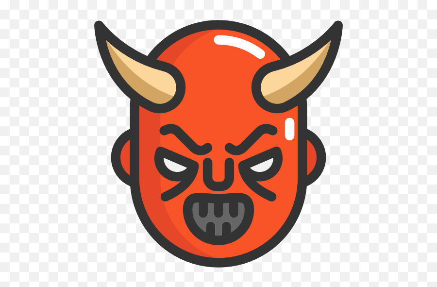Devil Clipart Scary - Scary Emoji,Devil Clipart