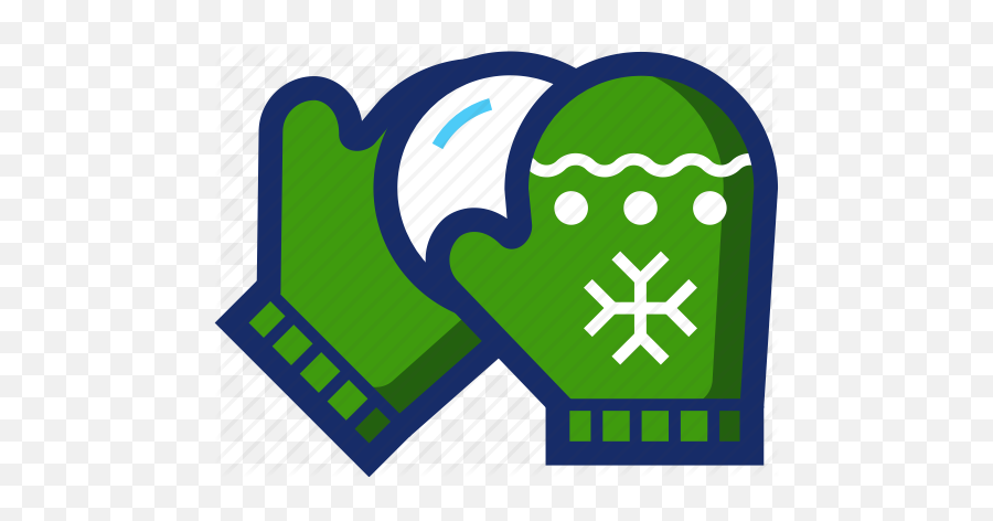 Christmas Gloves Mittens New Year - Clip Art Emoji,Snowball Clipart