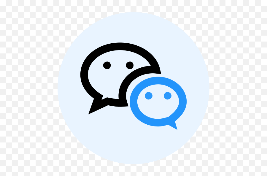 Wechat Vector Icons Free Download In Svg Png Format - Dot Emoji,Wechat Logo