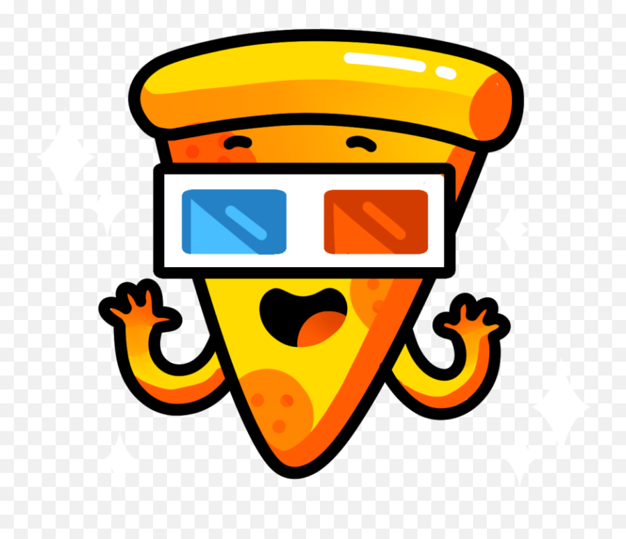 Pizza And Movie Clipart Png Image With - Pizza And Movie Background Emoji,Movie Clipart