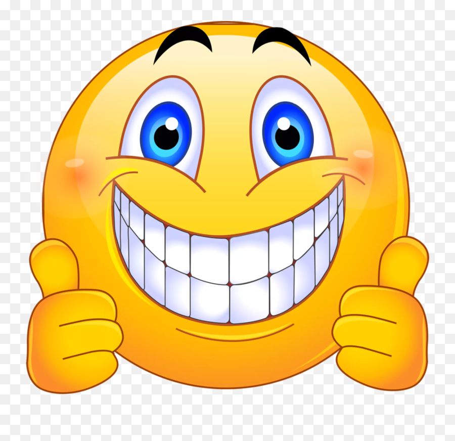 Thumbs Up Smile Emoji Png Image With No - Png Clipart Smiley Emoji,Smiley Face Png