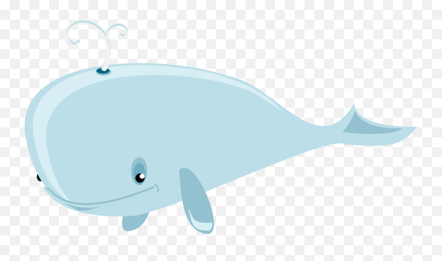 Cartoon Whale - Big Fish Jonah Clipart Emoji,Whale Clipart