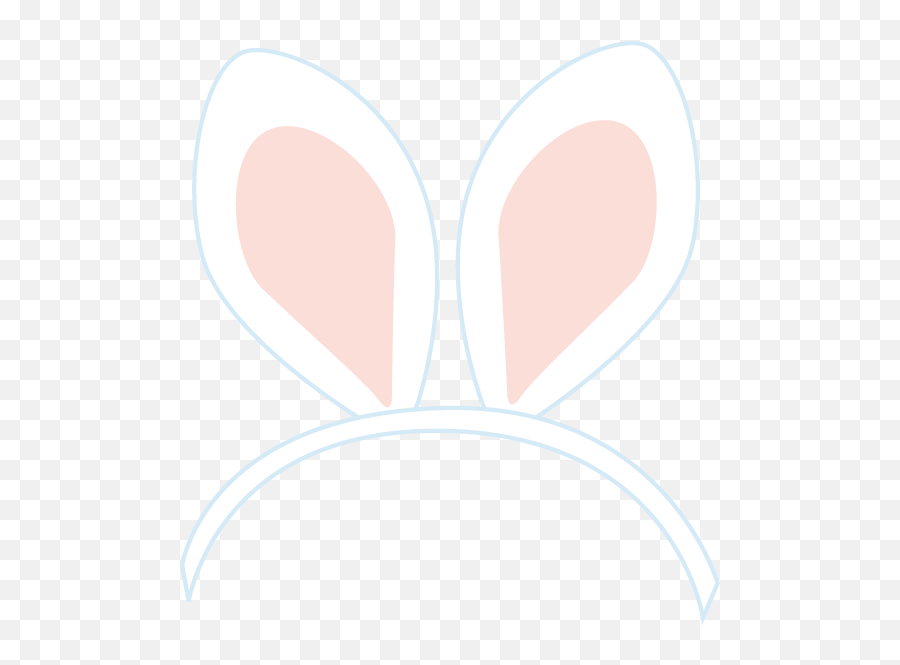 Bunny Ears Clipart Png - Transparent Background Easter Bunny Ears Clip Art Emoji,Bunny Ears Png