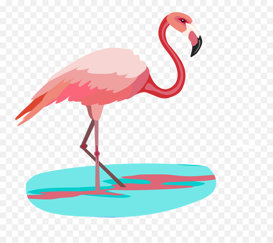 Flamingo Clipart - Greater Flamingo Emoji,Flamingo Clipart