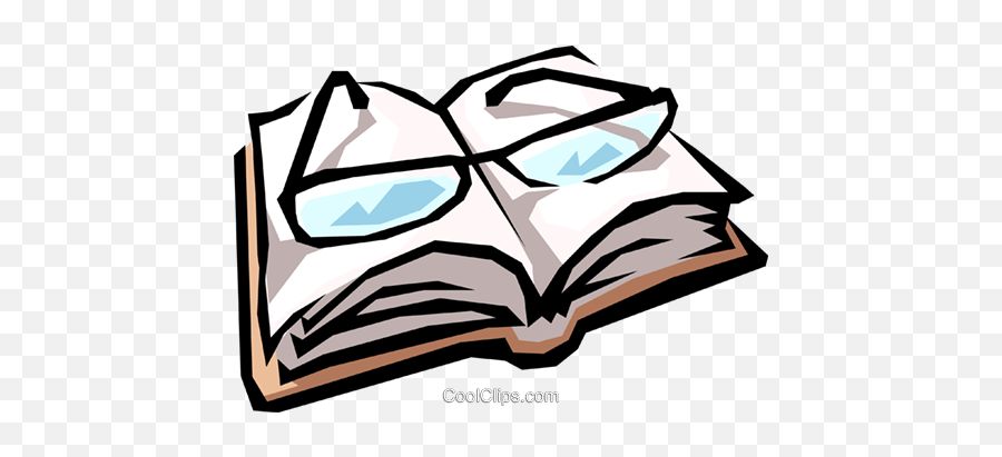 Eyeglasses Book Royalty Free Vector - Construir El Marco Teórico Emoji,Eyeglasses Clipart