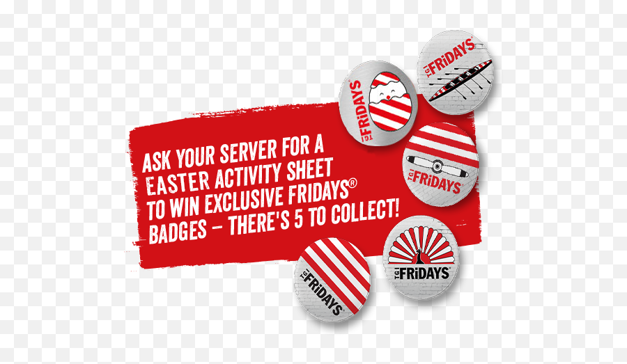 Our Fabulous 5 Easter Edition - Activity Packs Children Tgi Fridays Badge Emoji,T.g.i.fridays Logo