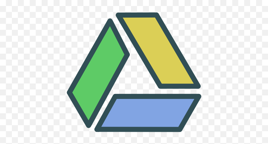 Google Drive Triangle Brand Storage Free Icon Of Brands - Icon Emoji,Google Drive Logo Png
