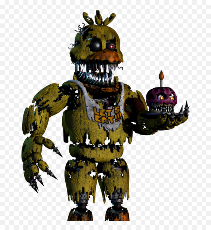 Five Nights At Freddys 4 - Nightmare Chica Emoji,Five Nights At Freddy's Png