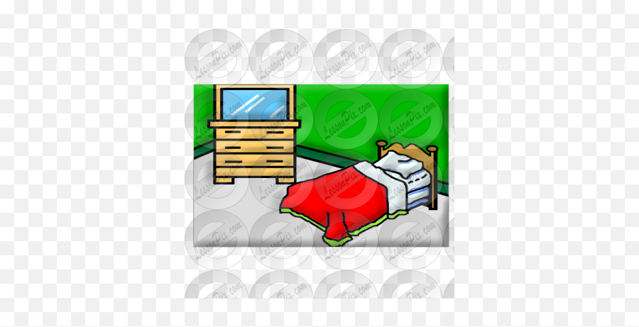 Bedroom Picture For Classroom Therapy - Horizontal Emoji,Bedroom Clipart