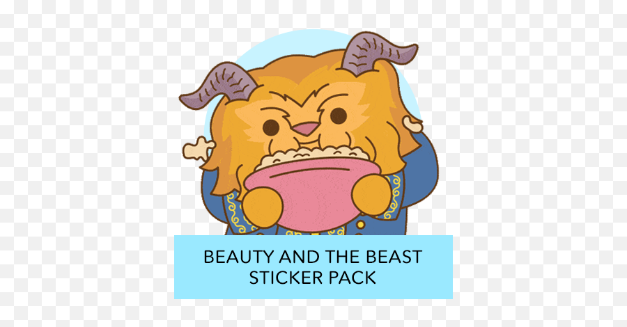 Disney Stickers Disney Lol Emoji,Beauty And The Beast Characters Png