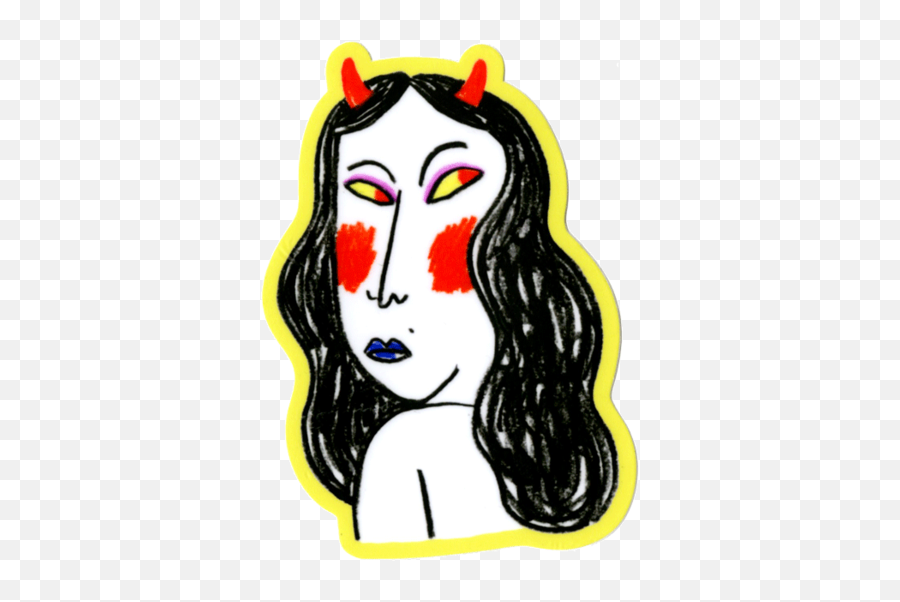 Download Clipart Freeuse Sticker Stationery Transprent - She Emoji,She Clipart