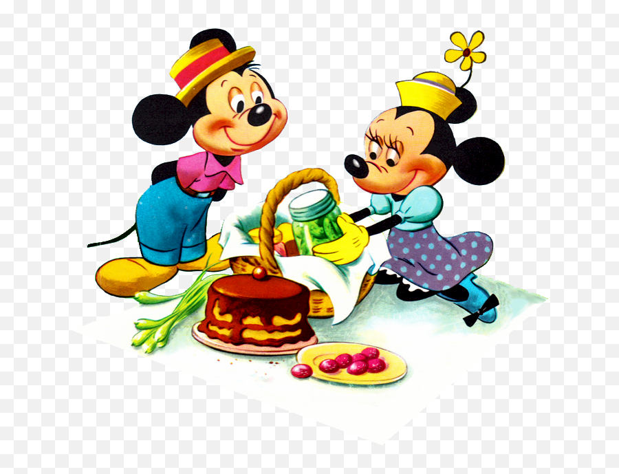 Picnic Clipart Mickey Mouse - Happy Emoji,Picnic Clipart