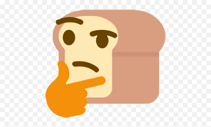 Dog - Think Bread Big Thonk 512x462 Png Clipart Download Emoji,Thonk Emoji Transparent