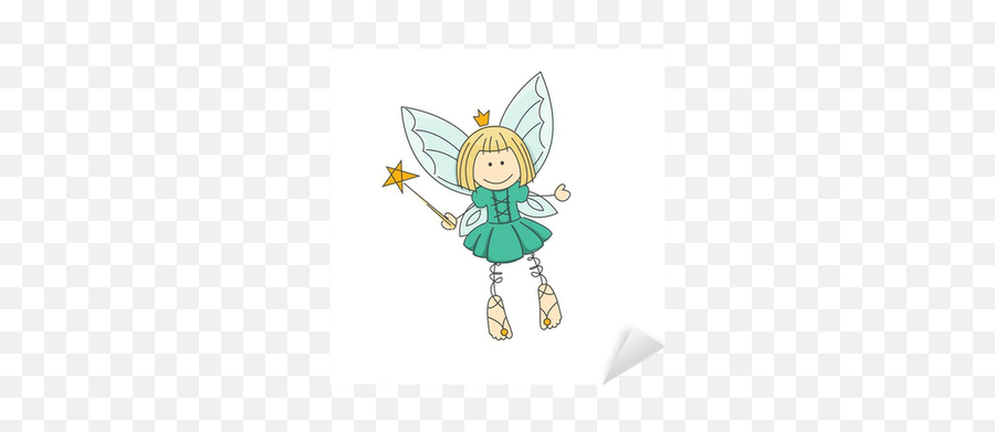 Cute Little Fairy With Magic Wand Sticker U2022 Pixers - We Emoji,Fairy Wand Clipart