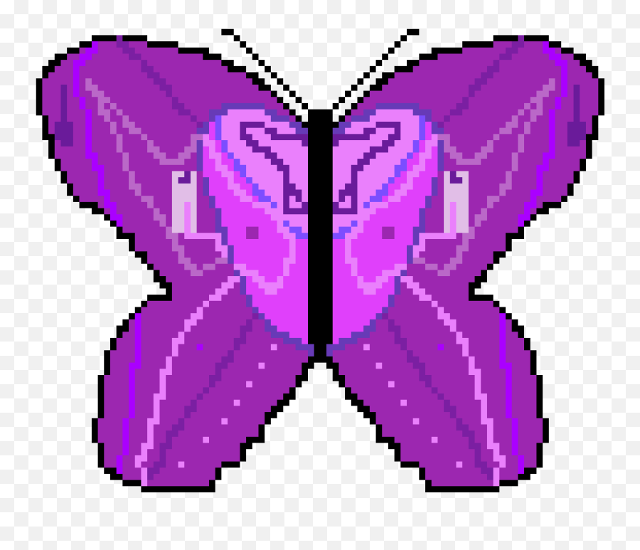 Pixilart - Another Purple Butterfly By Donutlover0915 Emoji,Purple Butterfly Png