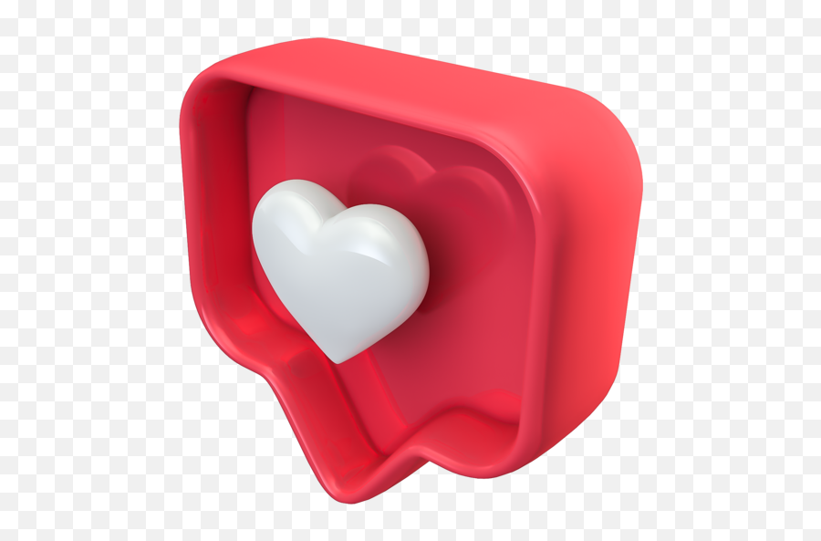 Instagram Like Heart Love Free Icon Of 3d Social Logos Emoji,Instagram Likes Png