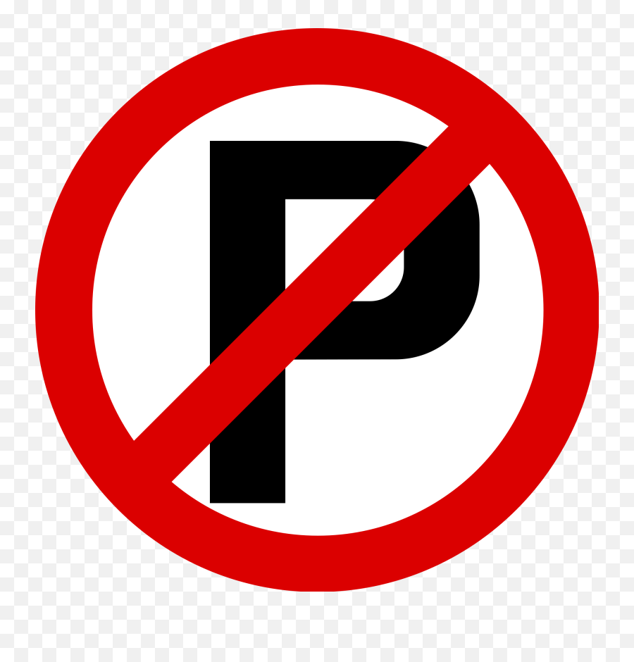 Free No Parking Sign Png Download Free Clip Art Free Clip - No Parking Sign Emoji,No Png