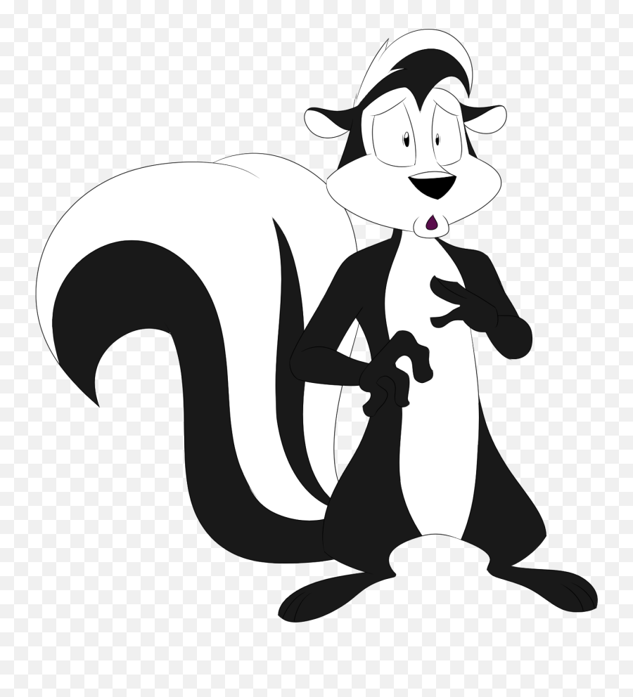 Worried Pepe Fan Art - Pepe Le Pew Scared Clipart Full Fictional Character Emoji,Scared Clipart