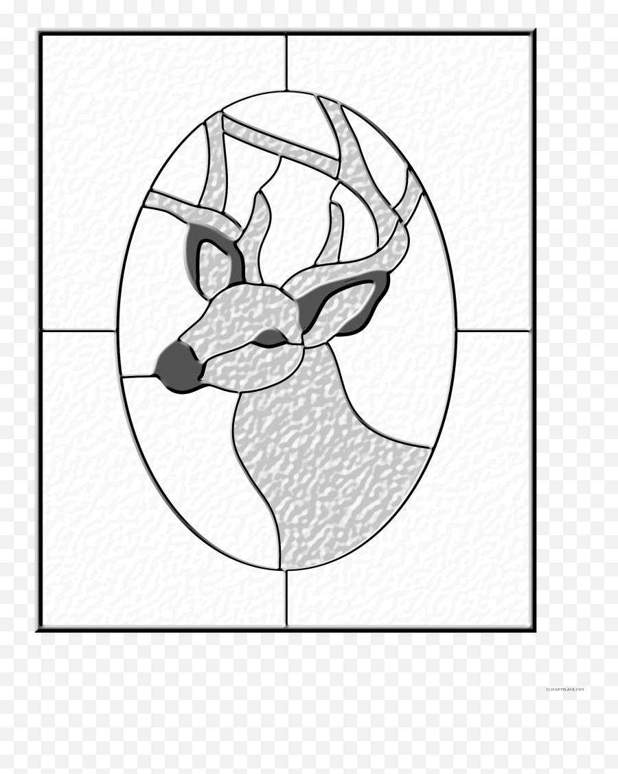 Deer Animal Free Black White Clipart Images Clipartblack - White House Military Office Emoji,Deer Clipart Black And White