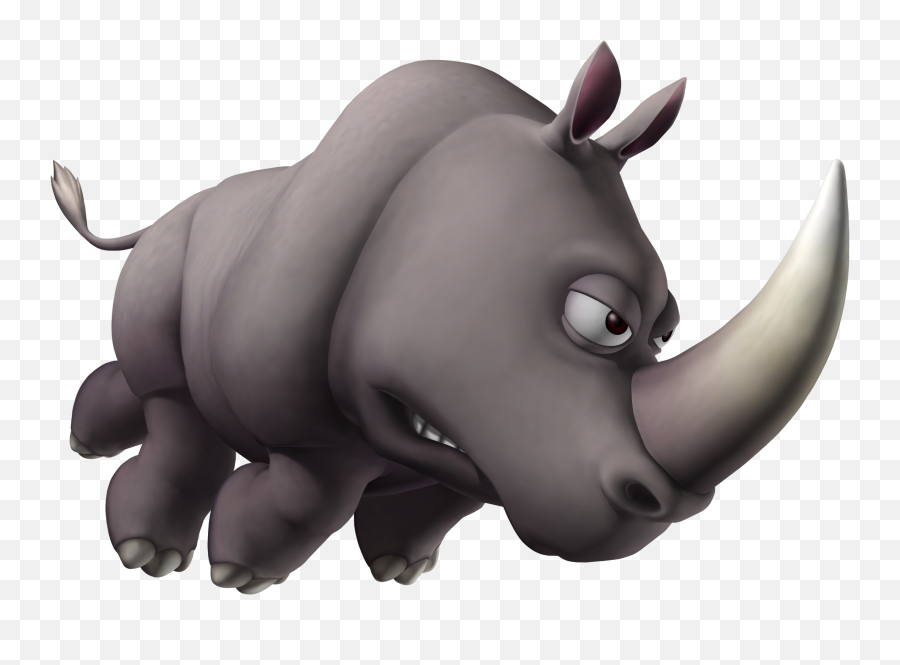 Rambi The Rhino From Donkey Kong Country - Donkey Kong Country Returns Rambi Emoji,Donkey Kong Country Logo