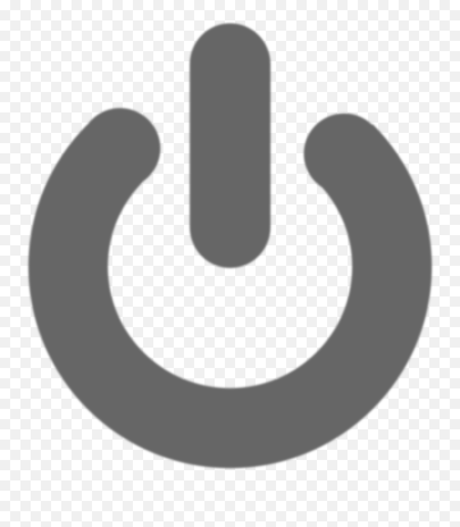 Clipart Of Power Button Symbol - Grey Power Button Png Emoji,Power Clipart