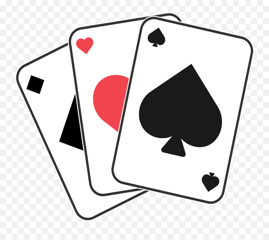 Playing Cards Vector Png Clipart - Poker Card Vector Png Emoji,Playing Cards Clipart