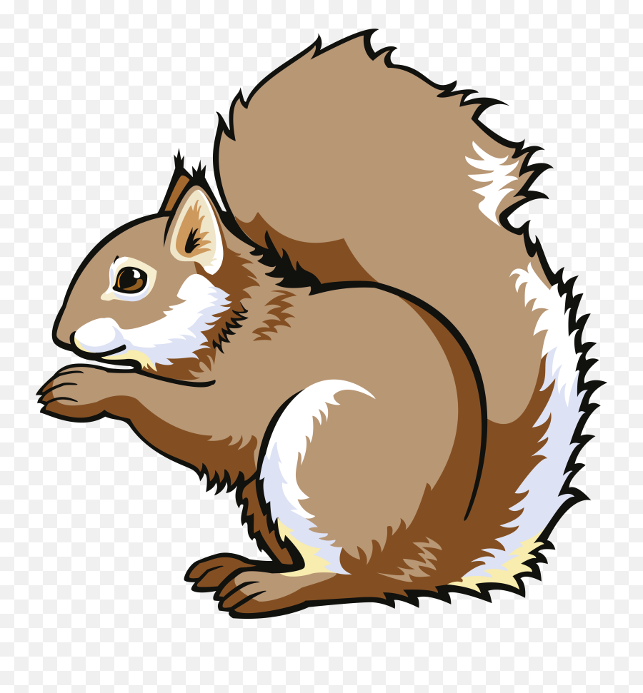 Clipart Squirrel Chipmunk - Transparent Background Chipmunk Squirrel Sitting On The Ground Clipart Emoji,Squirrel Transparent