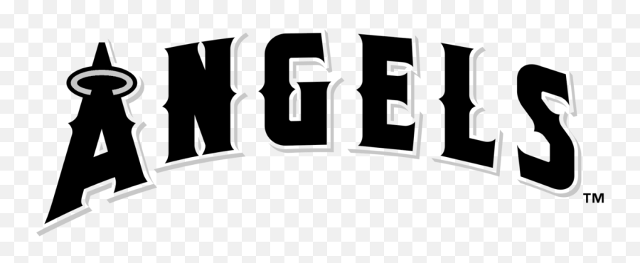 Anaheim Angels Logo Black And White - Language Emoji,Angels Logo