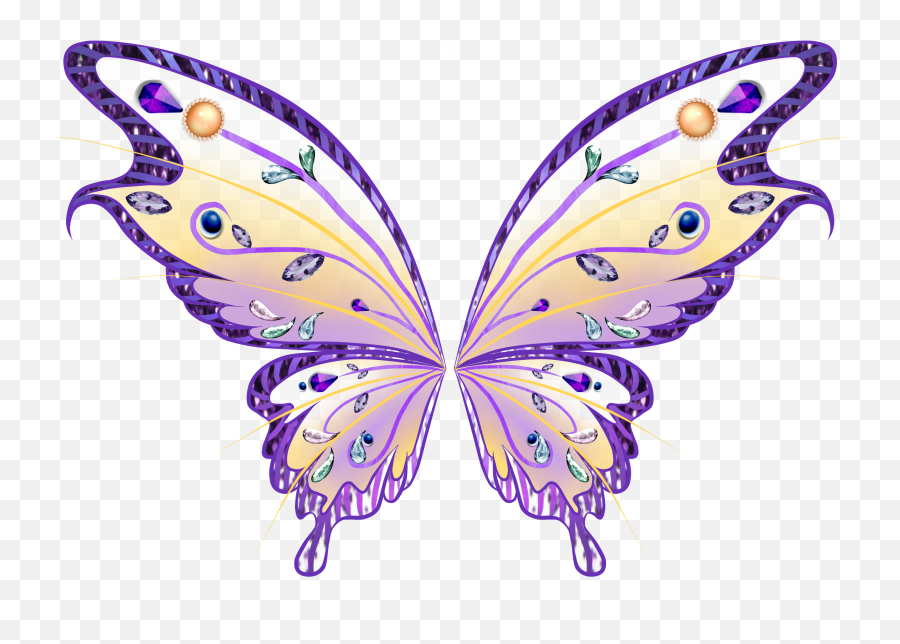 Download Jpg Free Fairy Wings Clipart - Fairy Wings Clipart Png Emoji,Wings Clipart