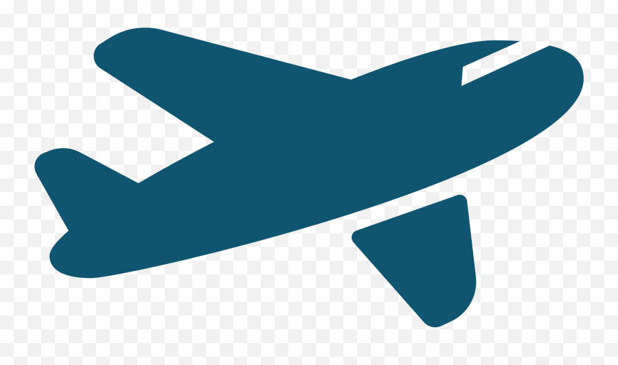 Blue Airplane Icon Png Transparent Png - Red Transparent Airplane Icon Emoji,Plane Icon Png