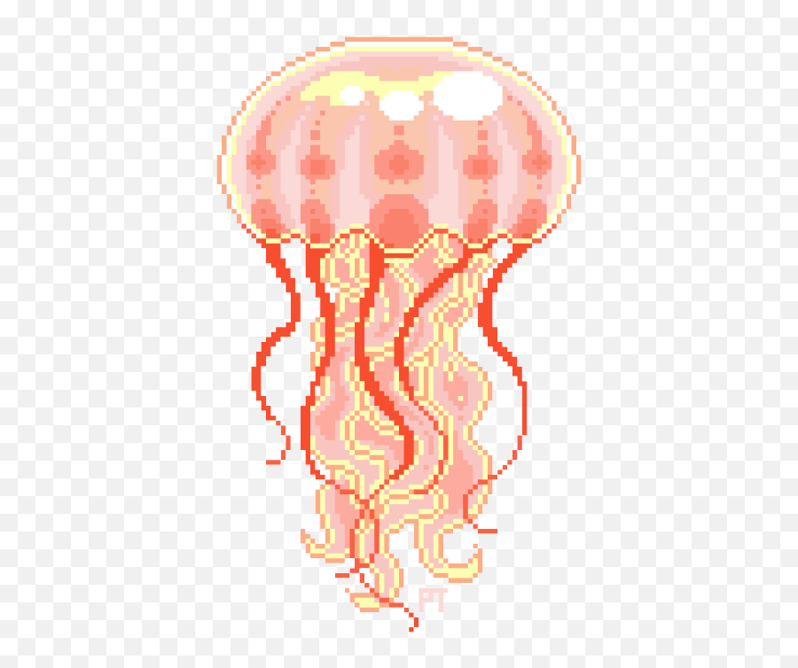 Transparent Jellyfish Pixel Png Image - Jellyfish Tumblr Transparent Emoji,Jellyfish Clipart