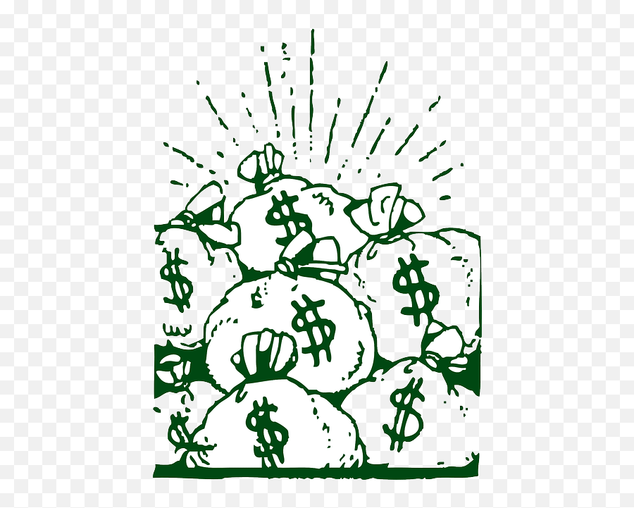 Pile Of Money Clipart - Money Bags Vector Emoji,Money Bags Png