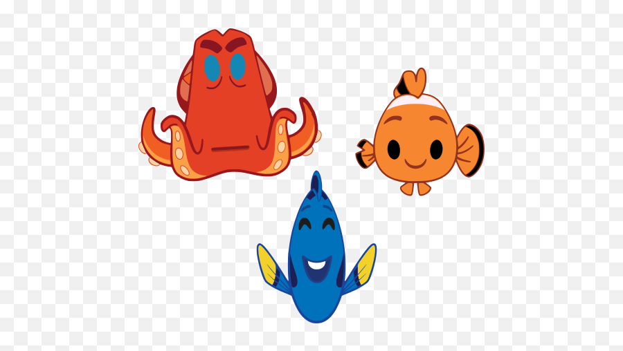 Nemo Dory Hank Clipart - Full Size Clipart 2754170 Disney Emoji Nemo,Dory Clipart