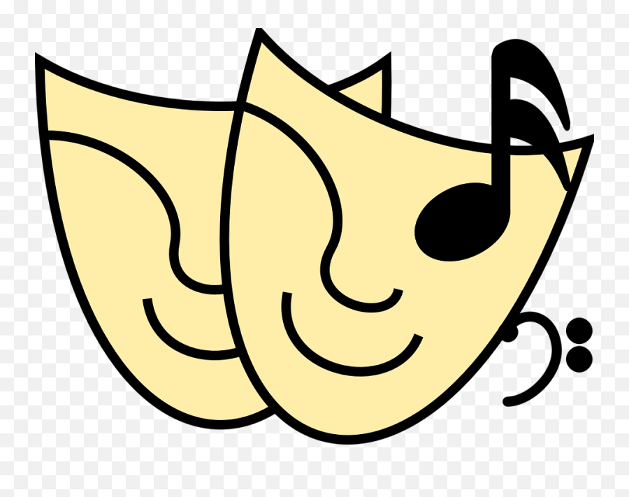 Clip Art Music Clipart Image - Musical Clipart Emoji,Music Clipart