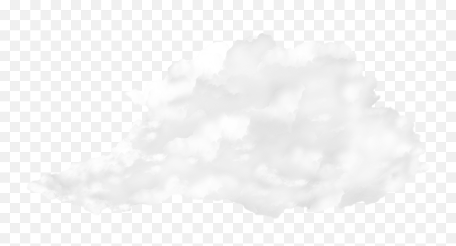 Big Puffy Cloud Clear - Big Cloud Of Smoke Png Full Size Emoji,Big Smoke Png