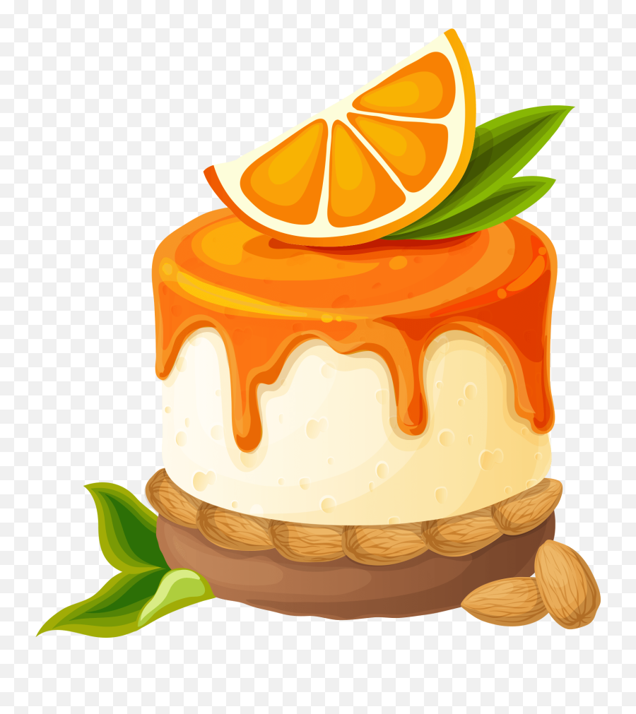 Cake Clipart Png Images Free Download - Orange Cake Clipart Emoji,Cake Clipart