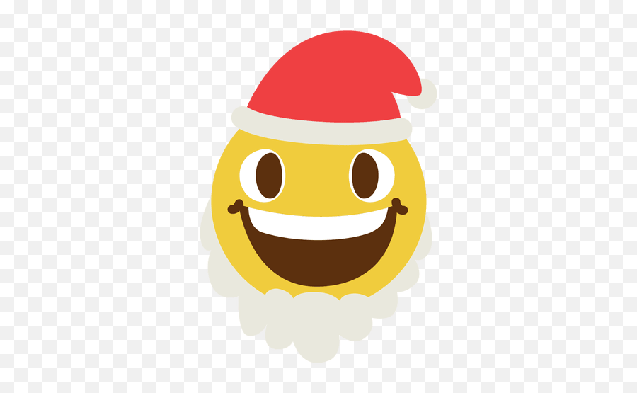 Smiling Santa Claus Face Emoticon 8 Transparent Png U0026 Svg Vector Emoji,Christmas Emoji Png