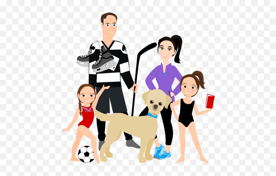 3 To 5 People Cartoon Family Drawing Custom Illustration Emoji,Timid Clipart