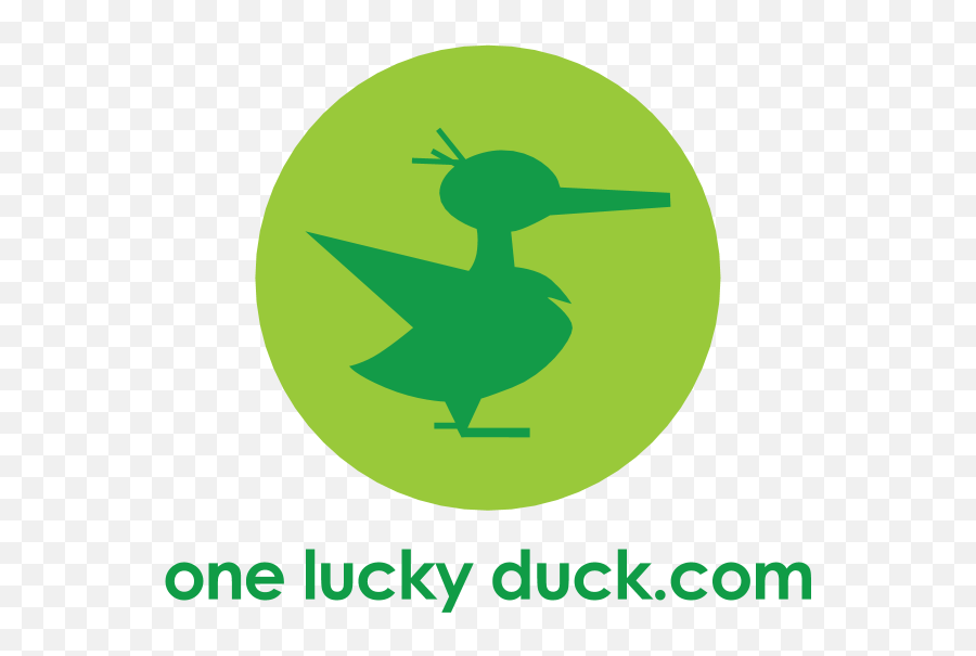 One Lucky Duck Logo Download - Duck Emoji,Duck Logo